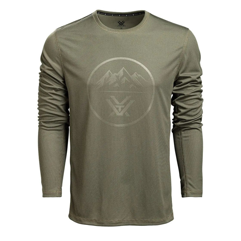 Vortex Optics Three Peaks Performance Grid Men Long Sleeve Shirt