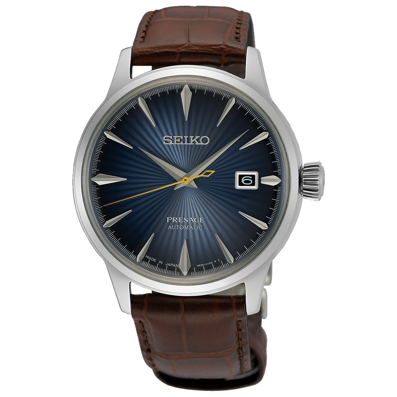 Seiko Presage Cocktail Time SRPK15 Gradated Blue Dial 5 ATM Water Resistant 40.5mm Automatic Men's Watch