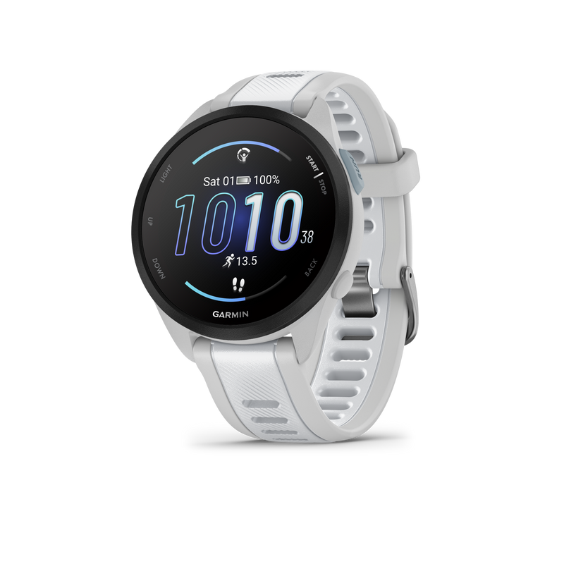 Garmin Forerunner 165 GPS Running Smartwatch | 19 hours in GPS mode |  AMOLED Display