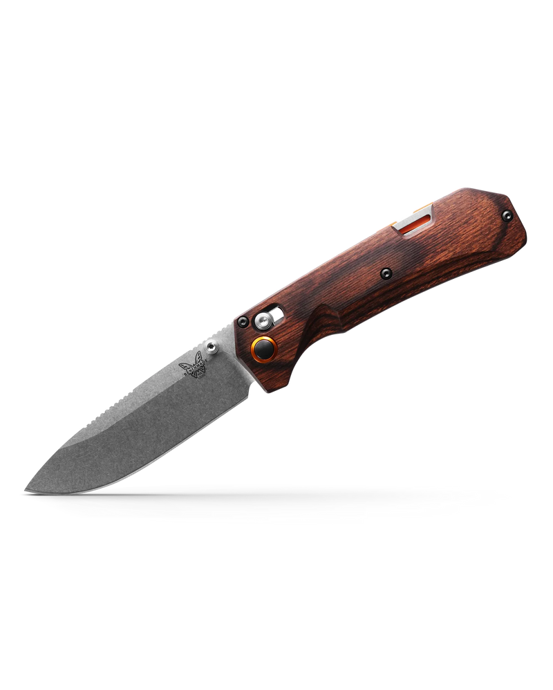 Benchmade Grizzly Creek 15062 Stabilized Wood 3.49" CPM-S30V Stainless Folding Pocket Knife