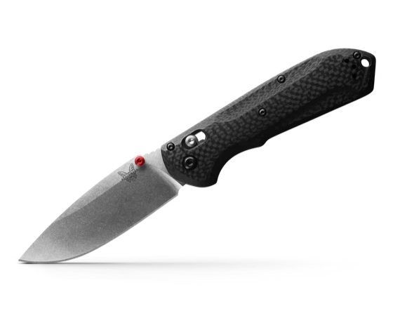 Benchmade 560-03 Freek Carbon Fiber 3.6" Drop-Point Stainless Steel Blade Folding Pocket Knife