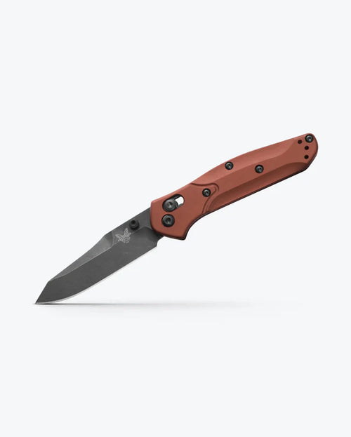 Benchmade Mini Osborne Burnt Copper Aluminum 2.92" Plain Edge Folding Pocket Knife (945BK-03)