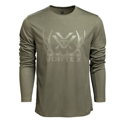 Vortex Optics Full-Tine Performance Grid Men Long Sleeve Shirt