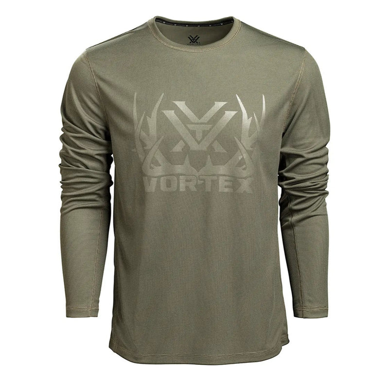 Vortex Optics Full-Tine Performance Grid Men Long Sleeve Shirt