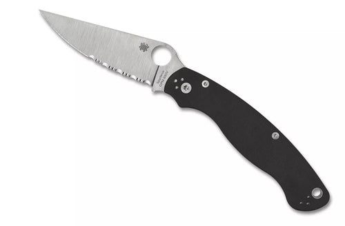 Spyderco Military2 CombinationEdge 4" Folding Pocket Knife (C36GPS2)