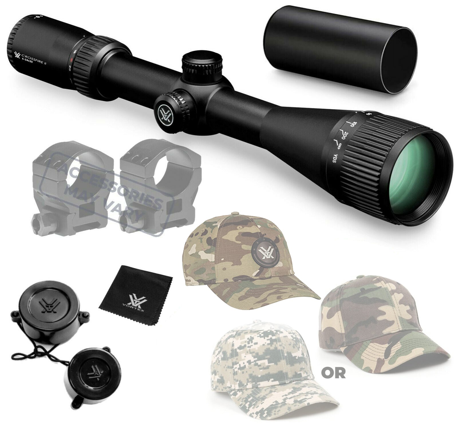 Vortex Optics Crossfire II 6-24x50 AO, SFP Riflescope - Dead-Hold