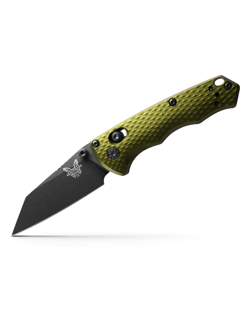 Benchmade 290BK-2 Full Immunity Black CPM-M4 Woodland Green Handle 2.49'' Plain Edge Pocket Knife
