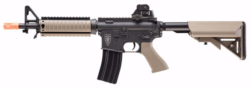 Umarex Elite Force EF M4 CQB-6MM-BLACK/TAN AEG 6mm Airsoft Rifle with EyeTrace System (2279586)