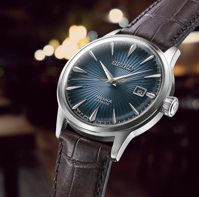 Seiko presage sales cocktail time blue