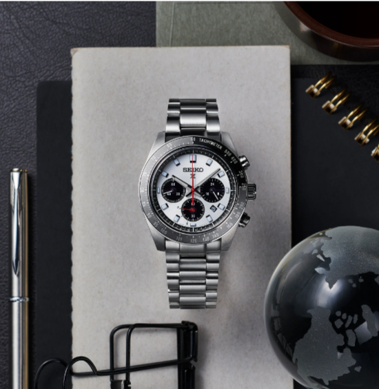 Seiko Prospex Speedtimer Solar Chronograph 41.4 mm Silver Dial Men's Watch (SSC911)