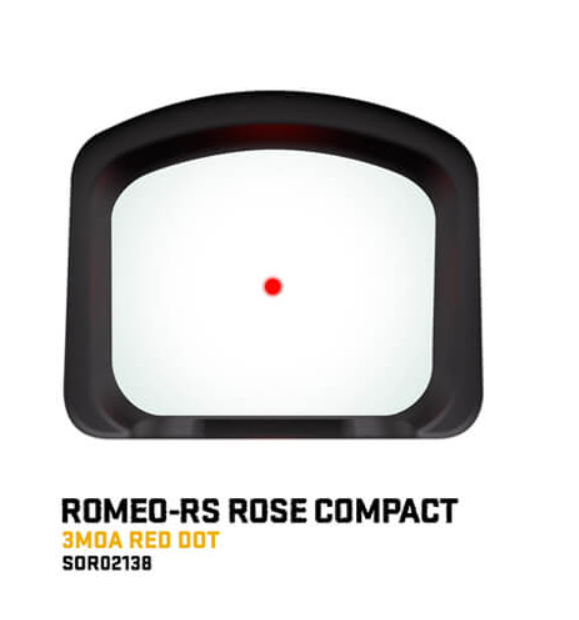 Sig Sauer Romeo-RS Compact Rose 3 MOA 1x Reinforced Steel Red Dot Sight (SOR02138)
