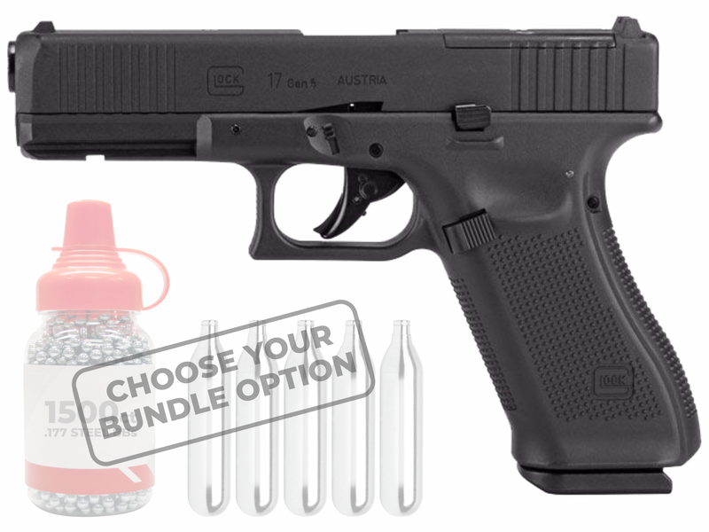 Umarex Glock 17 Gen 5 MOS Modular Optic System Blowback .177 Cal CO2 Air Pistol (2255219)