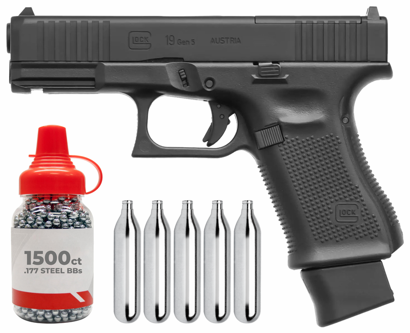 Umarex GLOCK 19 Gen 5 MOS .177 Cal Blowback CO2 Air Pistol (2255230)