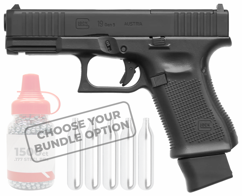 Umarex GLOCK 19 Gen 5 MOS .177 Cal Blowback CO2 Air Pistol (2255230)