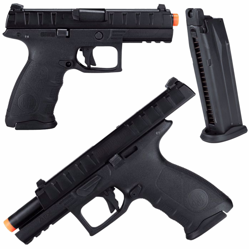 Umarex Beretta APX OR GBB Green Gas 6mm Blowback Airsoft Pistol, Black (2274313)