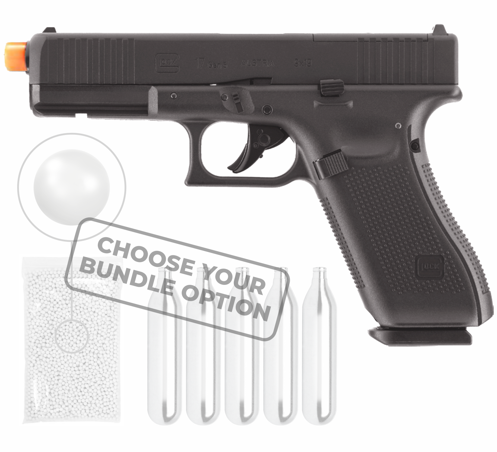 Umarex Glock 17 Gen 5 MOS Half-Blowback 6mm CO2 Airsoft Pistol