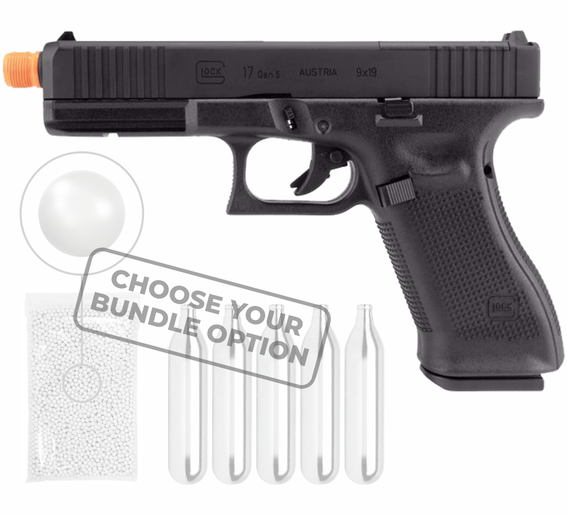 Umarex Glock 17 Gen 5 CO2 MOS Black Blowback Airsoft Pistol (2276361)