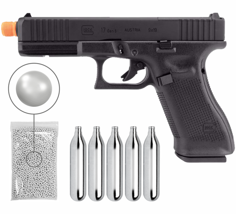 Umarex Glock 17 Gen 5 CO2 MOS Black Blowback Airsoft Pistol (2276361)