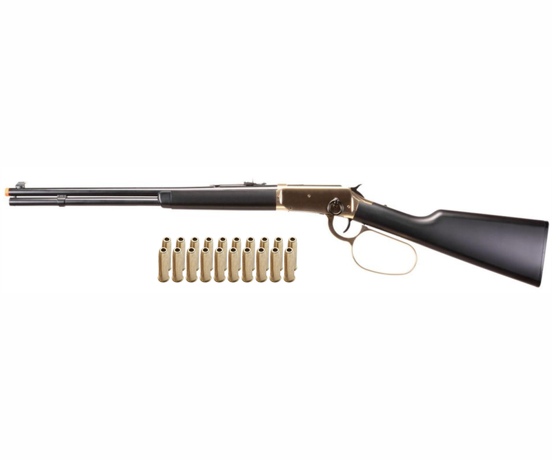Umarex Legends Saddle Gold/Blk CO2 Lever Action Limited Edition Airsoft Rifle (2280272)