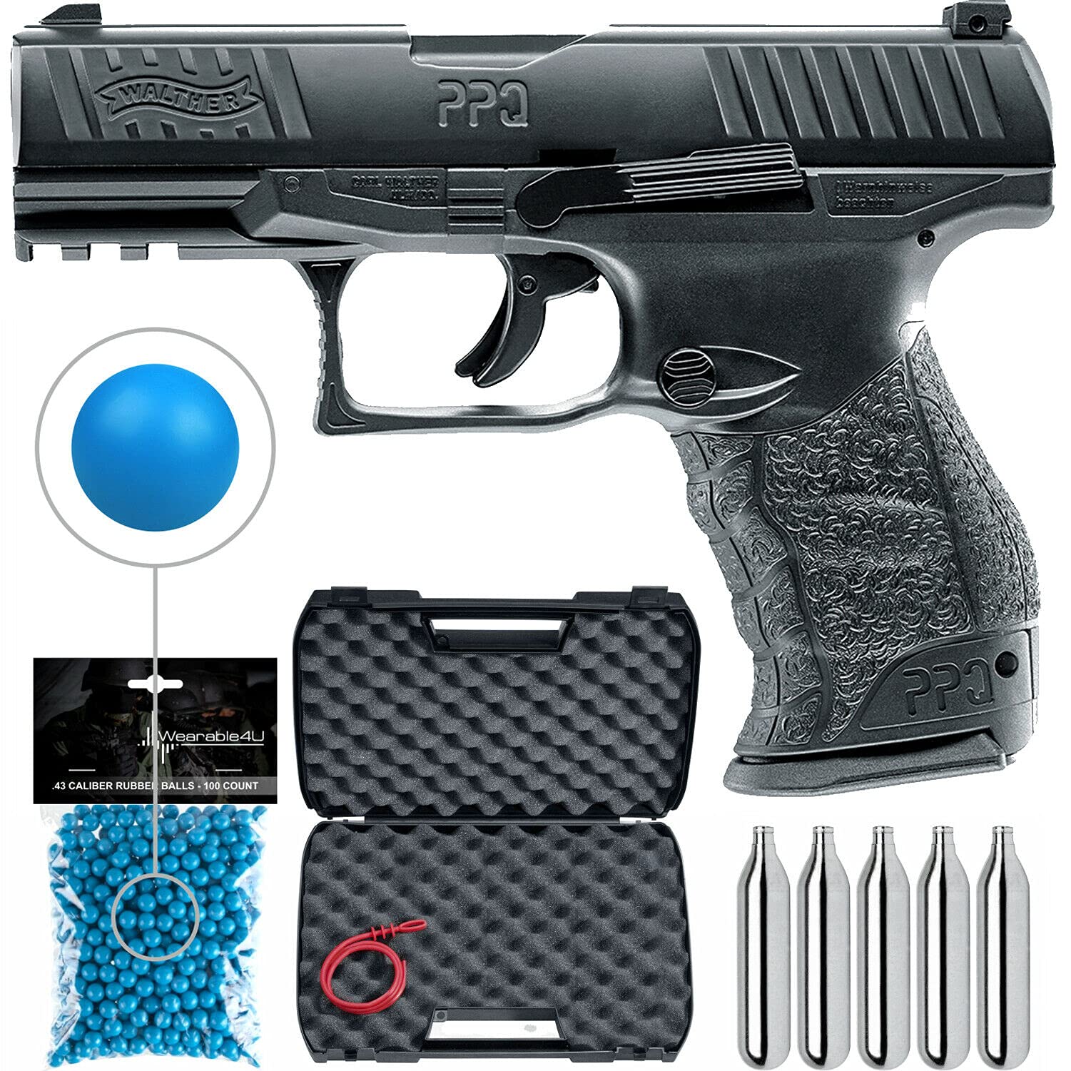 Umarex T4E Walther PPQ M2 .43 Cal (Gen 2) CO2 Blowback Paintball