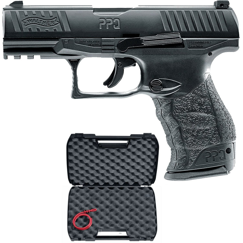 Umarex T4E Walther PPQ M2 .43 Cal (Gen 2) CO2 Blowback Paintball Pistol, Black (2292101)