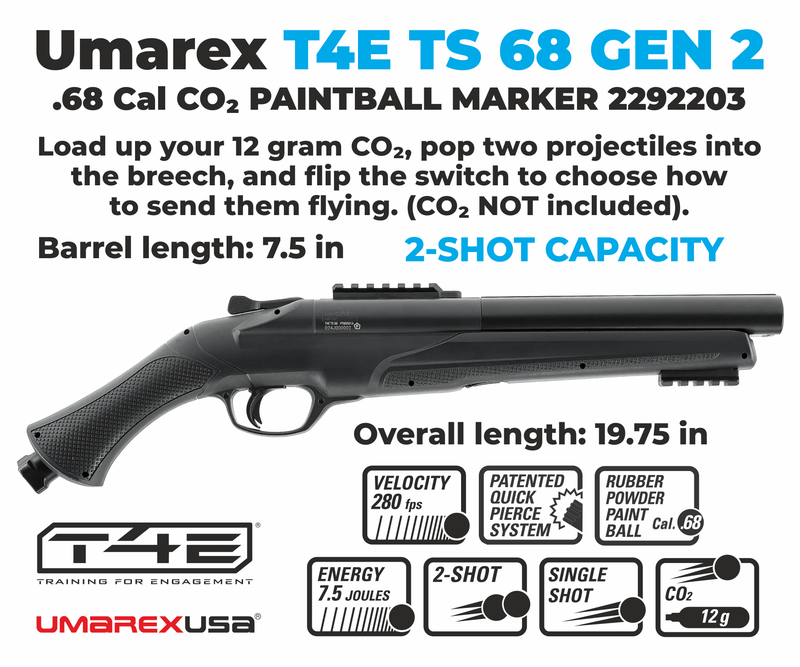 Umarex T4E TS 68 GEN 2 .68 Cal CO2 Paintball Marker (2292203)