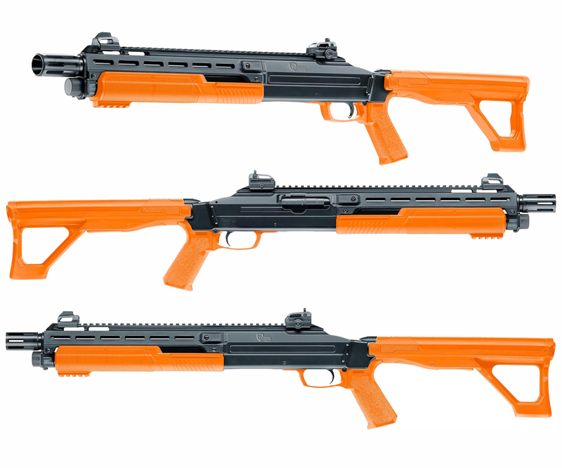 Umarex T4E by P2P HDX Less-Lethal Home-Defense Shotgun .68 Caliber CO2 Paintball (High Joules) Shotgun BLK/Orange (2292306)
