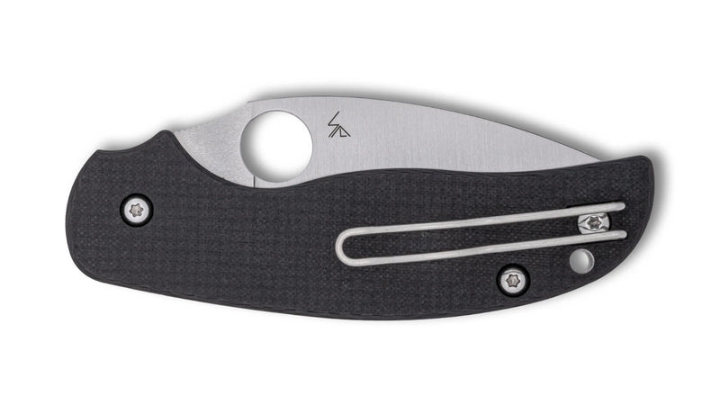 Spyderco Sage 6 Button 3.00" Plain Edge Pocket Folding Knife (C123CFBCLP)