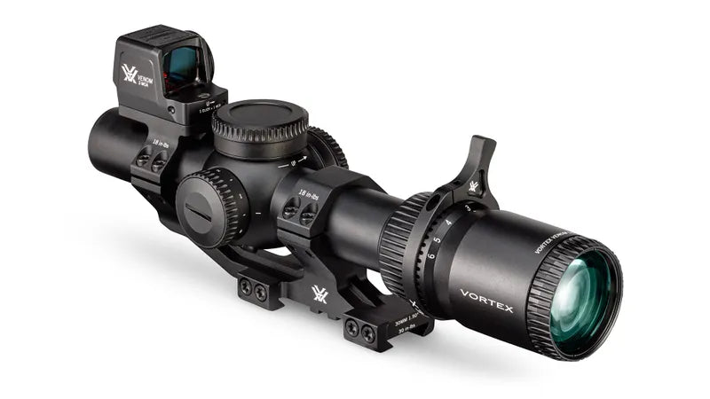 Vortex Optics Venom Bundle 1-6x24 SFP AR-BDC3 (MOA) Riflescope and Venom 3 MOA Enclosed Micro Red Dot Sight (BNDL-VEN1601-VENMRD3-MTS)