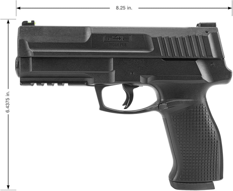 Umarex T4E Impax P68 .68 Caliber 225 FPS 6-Round CO2 Training Paintball Pistol (2292188)