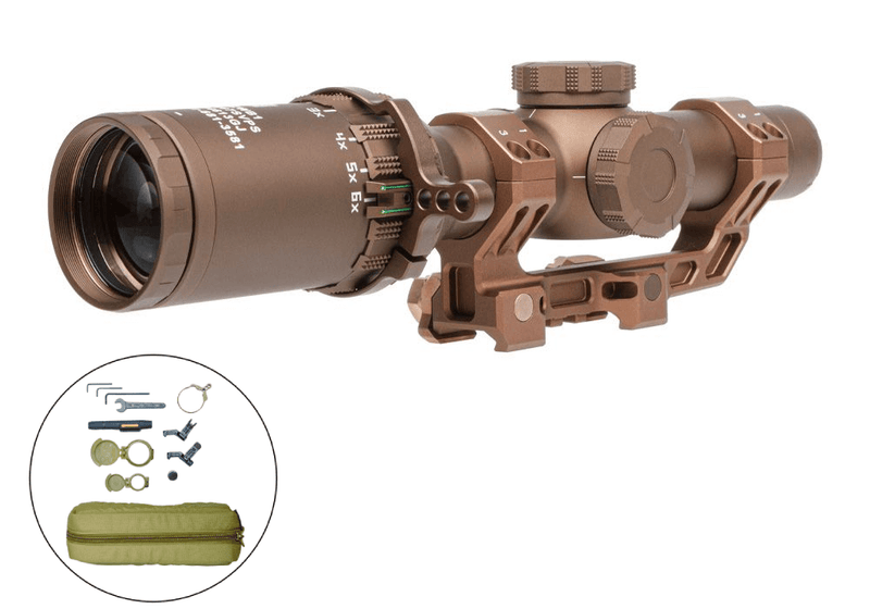 Sig Sauer TANGO6T S-VPS KIT 1-6X24mm (SFP) FDE Riflescope (SOT61SVPS)