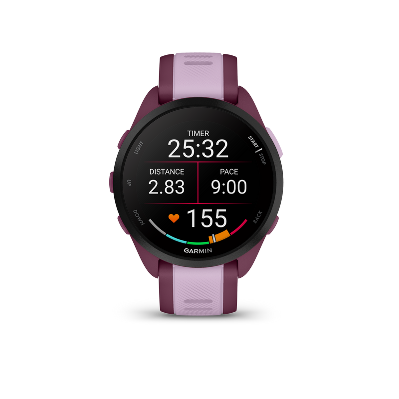 Garmin Forerunner 165 GPS Running Smartwatch | 19 hours in GPS mode |  AMOLED Display