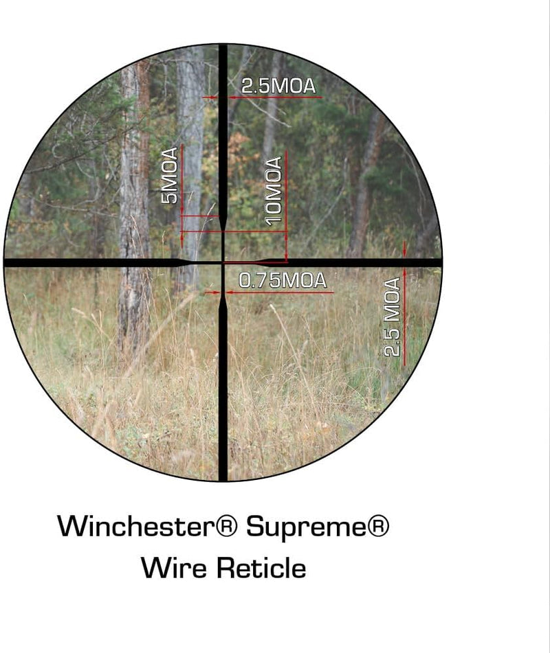 Winchester Supreme 2-7x32mm Wire Reticle SFP Riflescope (2-7x32)