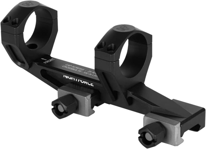 Nightforce UltraMount 34mm One-Piece Scope Ring Mount, 1.540in, 0 MOA, Black (A700)