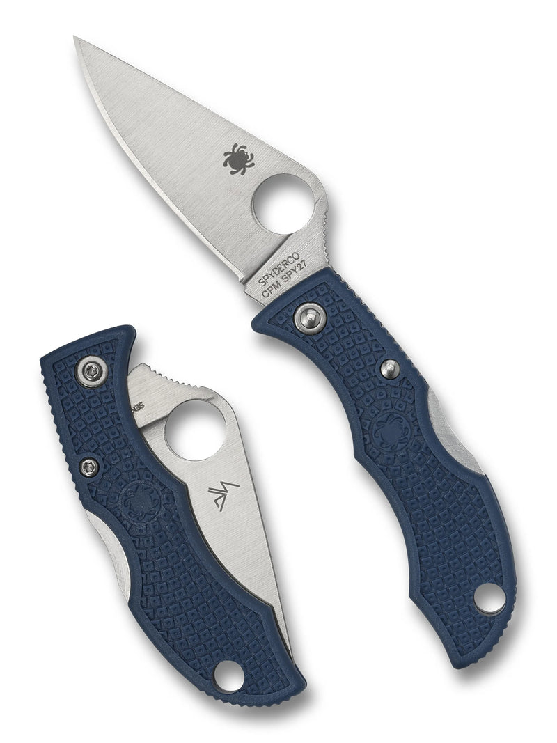 Spyderco Ladybug 3 CPM SPY27 1.9" Plain Edge Folding Pocket Knife (LPCBL3)
