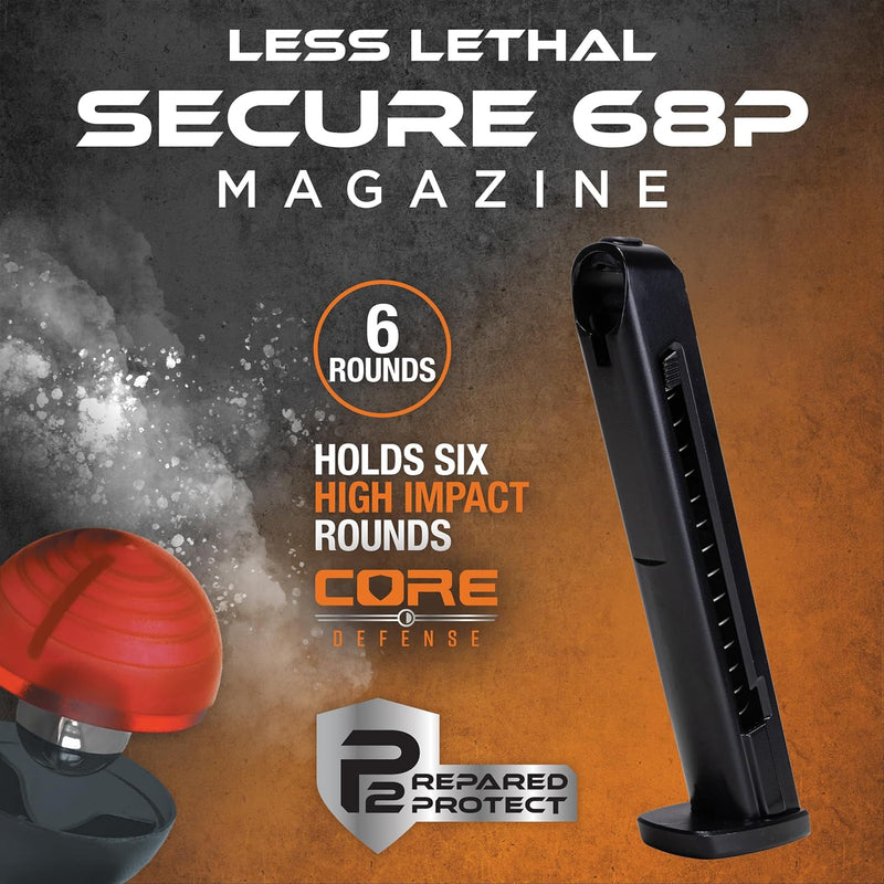 Umarex P2P Secure 68P 6 Rounds .68 Cal Paintball Pistol Magazine (2292335)