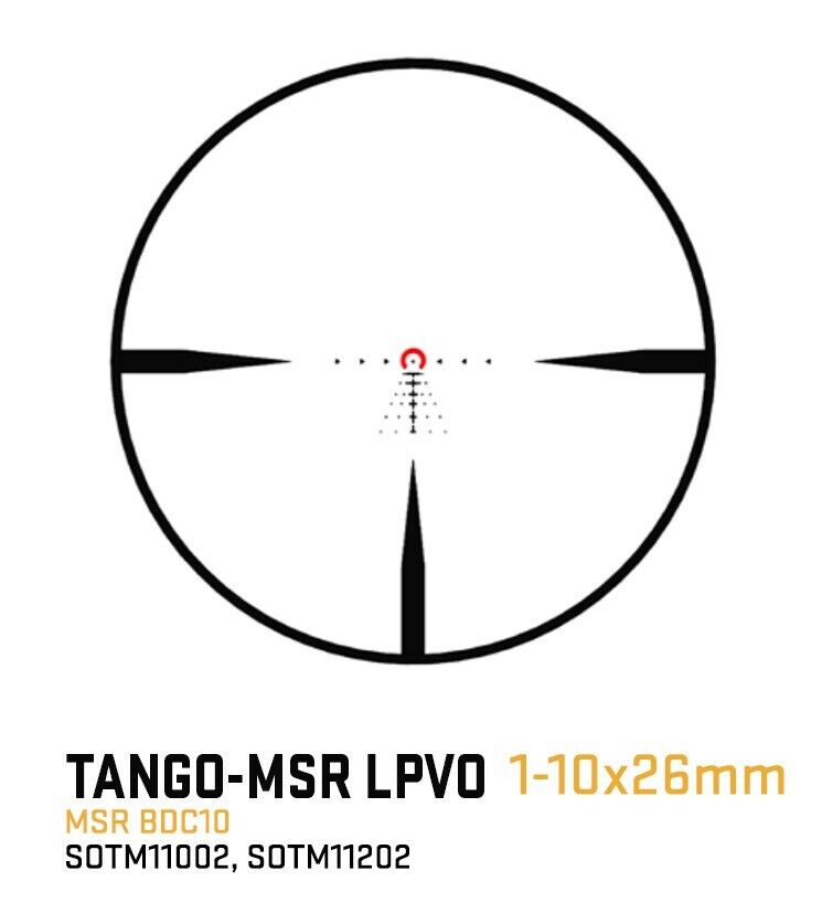 Sig Sauer TANGO-MSR LPVO 1-10x26mm (FFP) Coyote Tan Riflescope (SOTM11202)