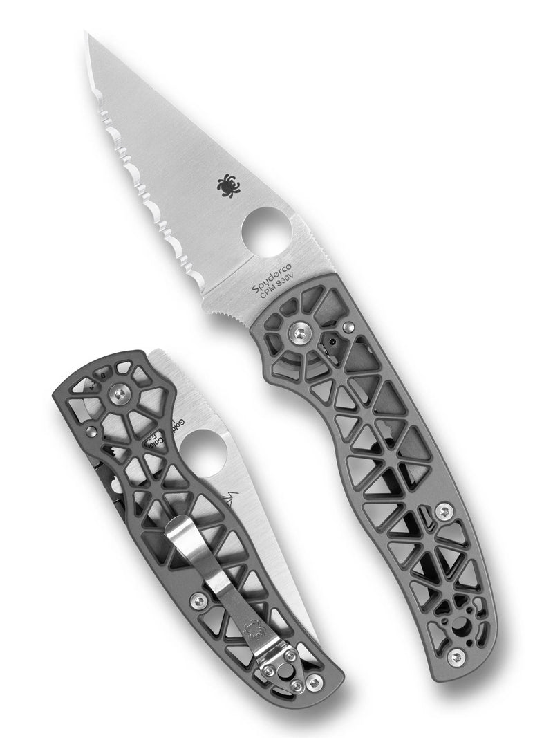 Spyderco Edgerati 3.57" Spyder Edge CPM S30V Folding Pocket Knife (C266ALS)