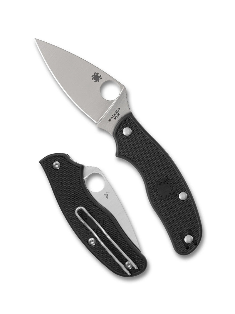 Spyderco Metropolitan Lightweight Plain Edge 2.68" Folding Pocket Knife (C213PBK)