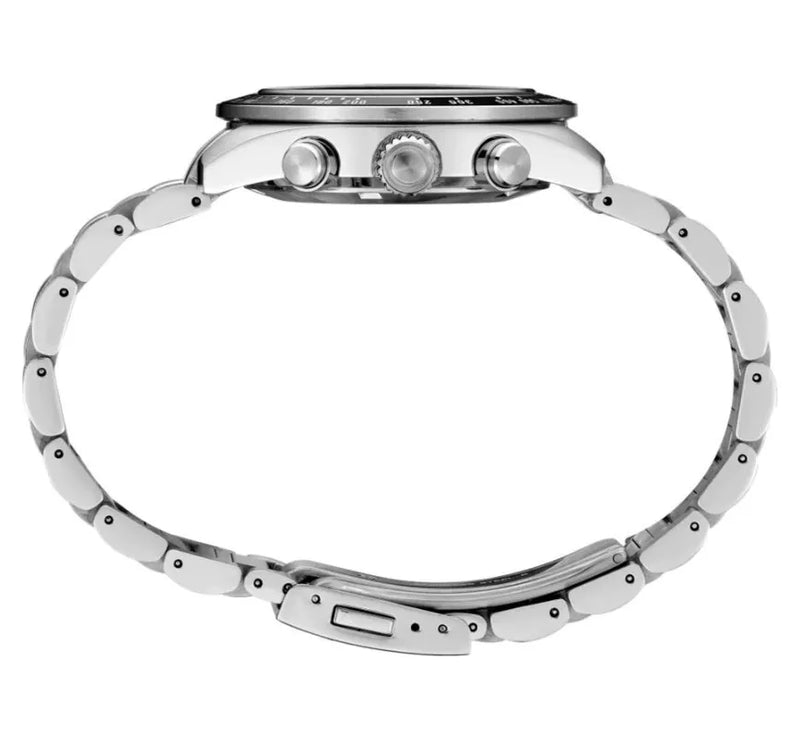 Seiko Prospex Speedtimer Solar Chronograph 41.4 mm Silver Dial Men's Watch (SSC911)