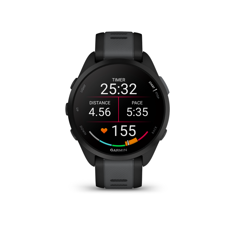 Garmin Forerunner 165 GPS Running Smartwatch | 19 hours in GPS mode |  AMOLED Display
