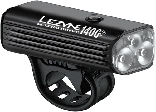 Lezyne Macro Drive 1400+ Bicycle Front Light, 1400 Lumens, USB-C Rechargeable (1-LED-4-V737)