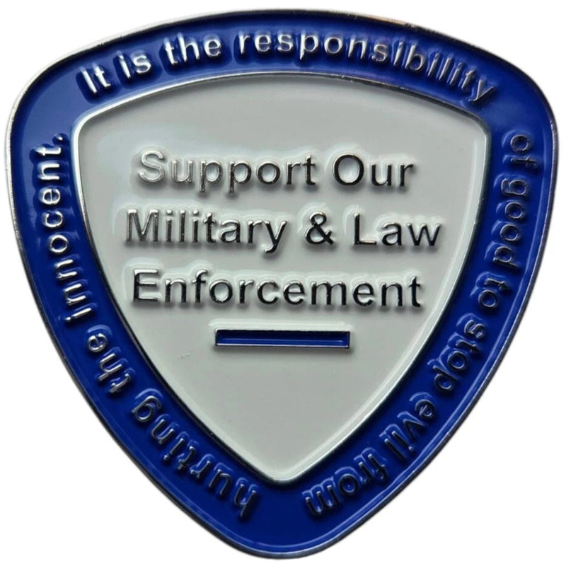 Spyderco SpyderCoin 2025 Challenge Coin White/Blue Enamel Finish Single Coin (COIN2025)