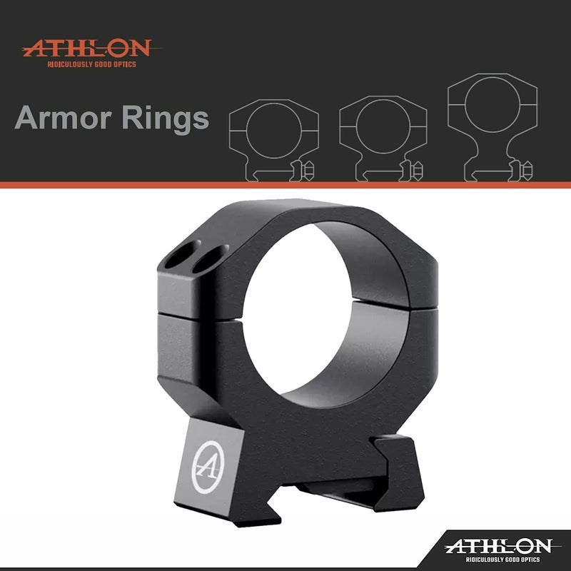 Athlon 30 mm Medium Height (1.05") Scope Rings Set (2 Pack), 702004