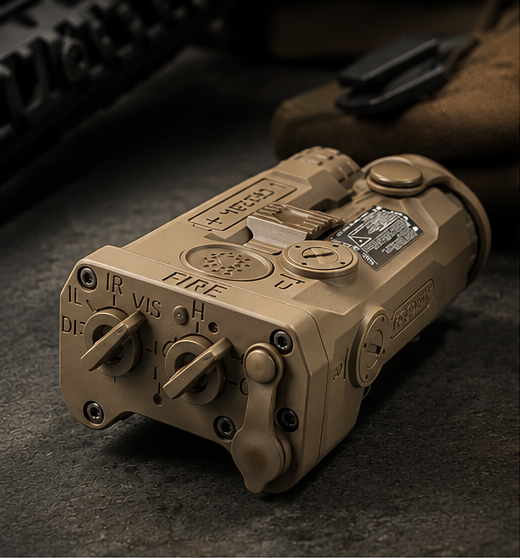 Holosun Light Green Laser Aiming Module with Visible/IR Laser and Illuminator, FDE (IRIS-GR3-FDE)