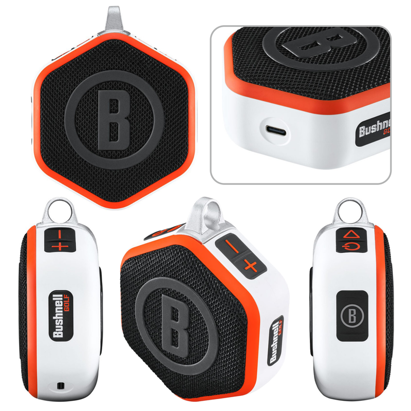 Bushnell Wingman Mini GPS Bluetooth Speaker with Wearable4U Bundle
