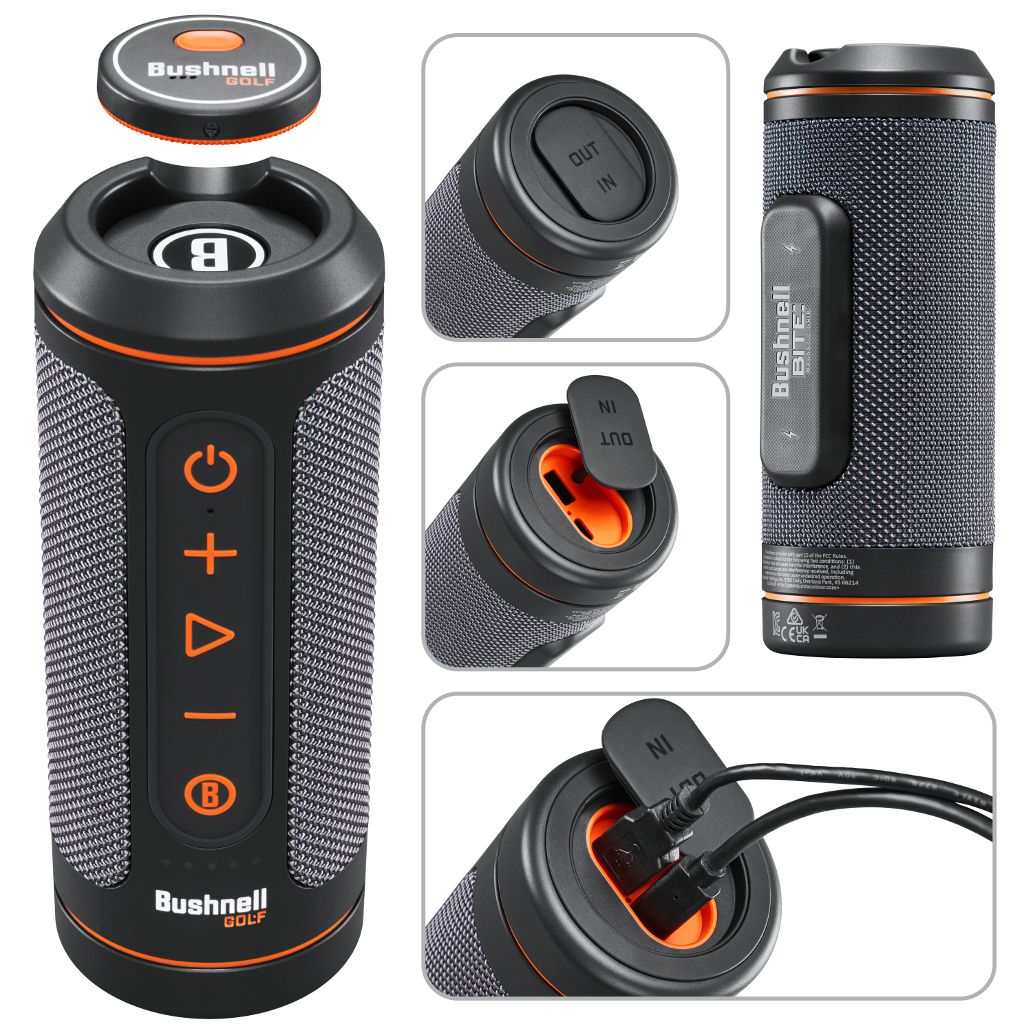 Bushnell Wingman 2 GPS Golf Speaker with Premium Audio