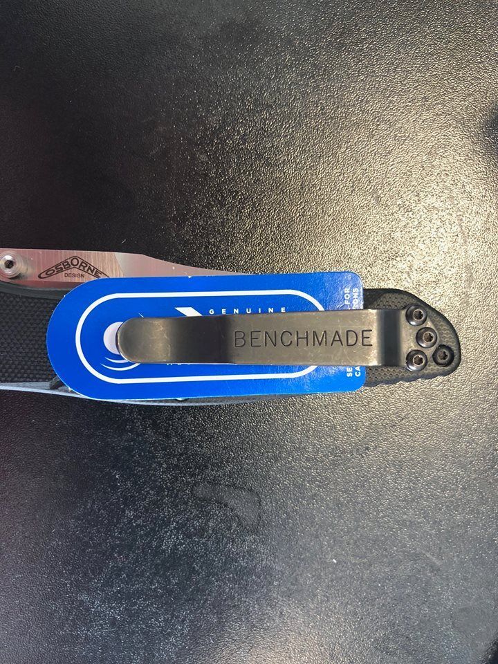 Benchmade 940-2 Osborne G10 Handle 3.40" Reverse Tanto Plain Edge Folding Pocket Knife