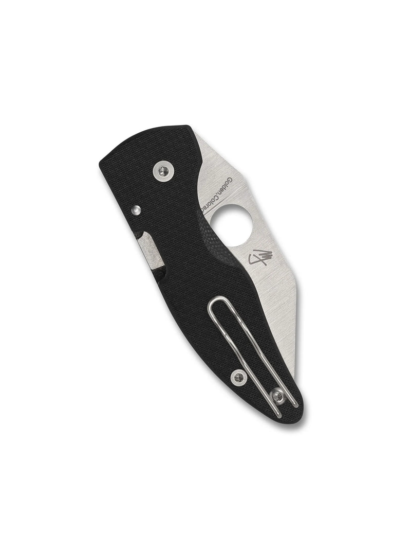 Spyderco MicroJimbo Carbon Fiber CPM S90V Sprint Run 2.45" Plain Edge Folding Pocket Knife (C264CFP)