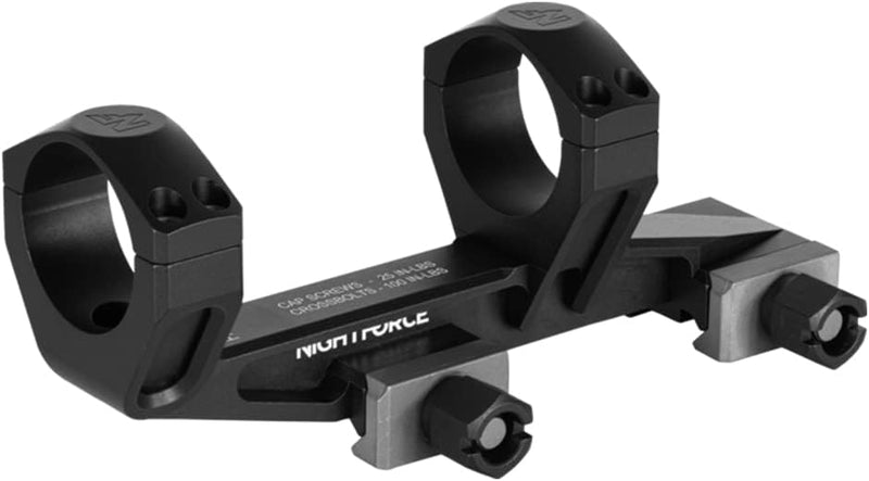 Nightforce UltraMount 34mm One-Piece Scope Ring Mount, 1.540in, 0 MOA, Black (A700)